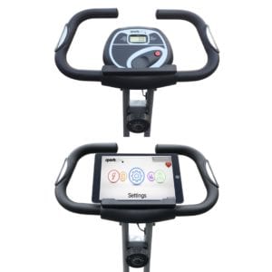 Emplacement pour tablette sur le guidon